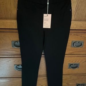 Quince black stretch pants